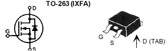 IXFA6N120P, N-канальный силовой MOSFET транзистор со встроенным быстрым диодом (HiPerFET)